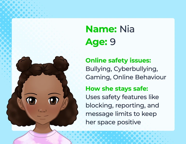 Online Safety Champion Avatar - Nia